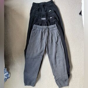 Abercrombie and Fitch Men’s Essential Cinched Sweatpants size XS bundle of 4